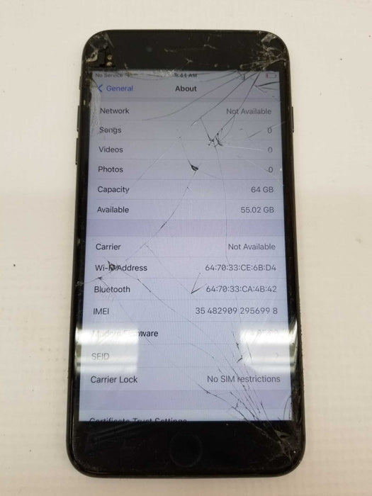 Apple iPhone 8 Plus, 64GB, Carrier Unlocked (READ)