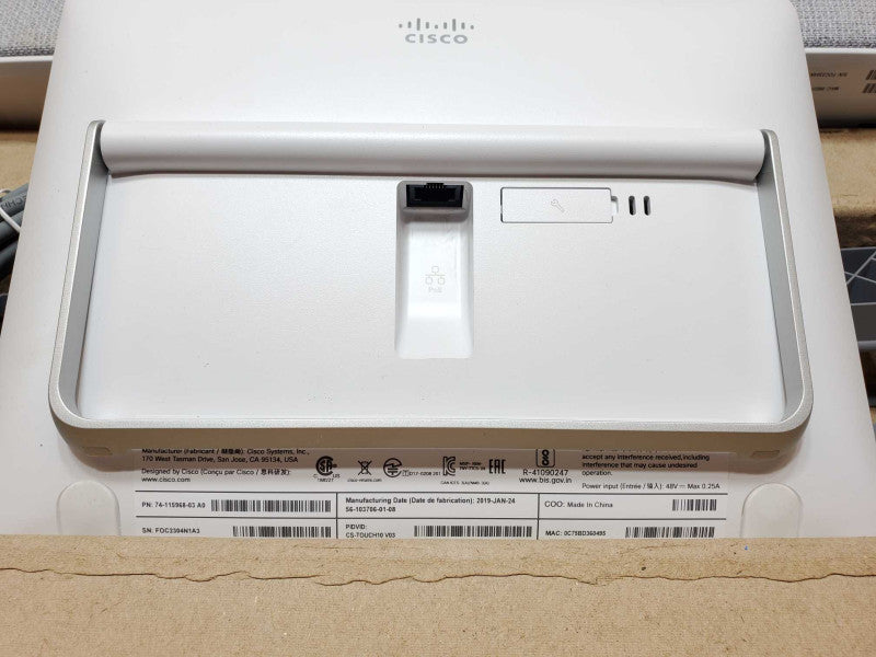 Cisco Webex Room Kit TTC7-23 w/ TTC5-09 Touch 10 and Power Adapter _