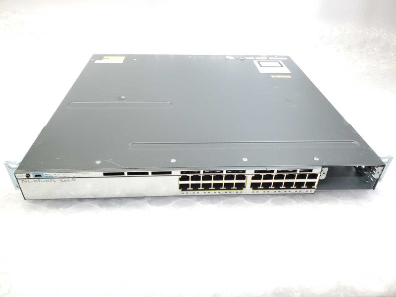 Cisco Catalyst 3750-X WS-C3750X-24T-S Network Switch FACTORY RESET )