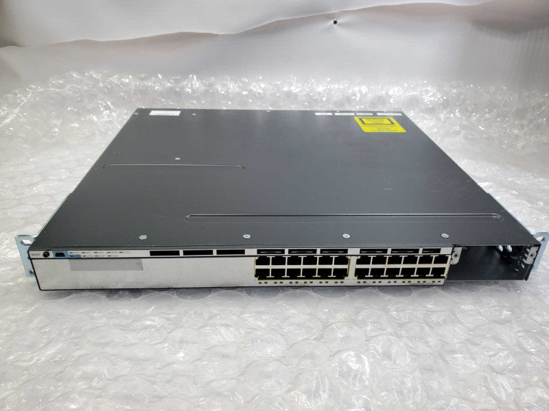 Cisco Catalyst 3750-X WS-C3750X-24T-S Network Switch FACTORY RESET )