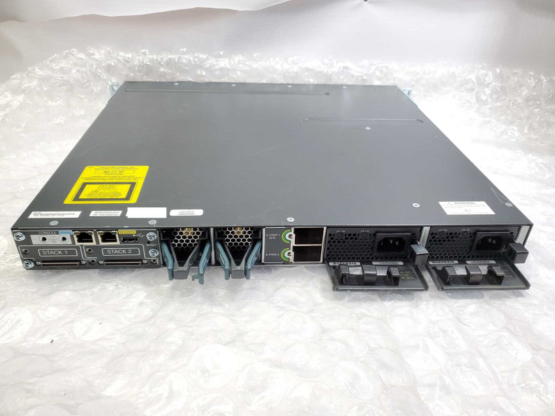 Cisco Catalyst 3750-X WS-C3750X-24T-S Network Switch FACTORY RESET )