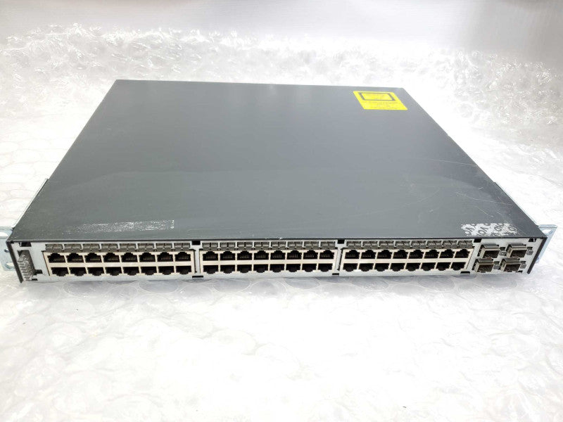 CISCO WS-C3750G-48PS-S 48-Port PoE Gigabit Managed Switch  )