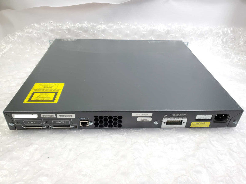 CISCO WS-C3750G-48PS-S 48-Port PoE Gigabit Managed Switch  )