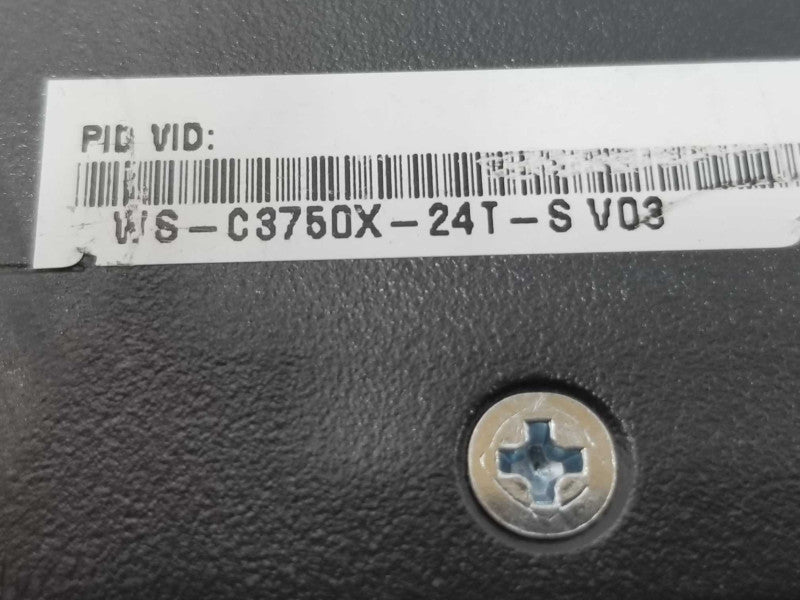 Cisco Catalyst WS-C3750X-24T-S 24-Ports Gigabit Switch, FCTY RESET, READ* ~