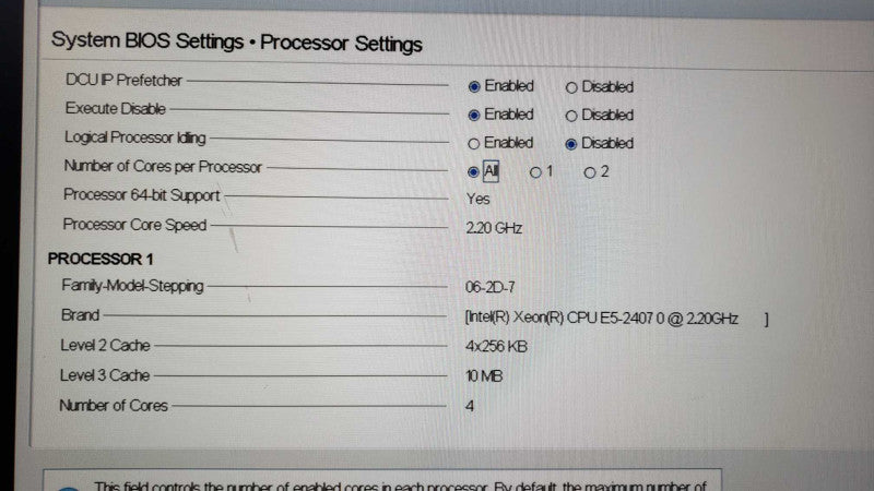 Dell PowerEdge R320 Xeon E5-2407@2.2GHz 16GB ECC DDR3 H310 Mini No HDD 2x PSU [
