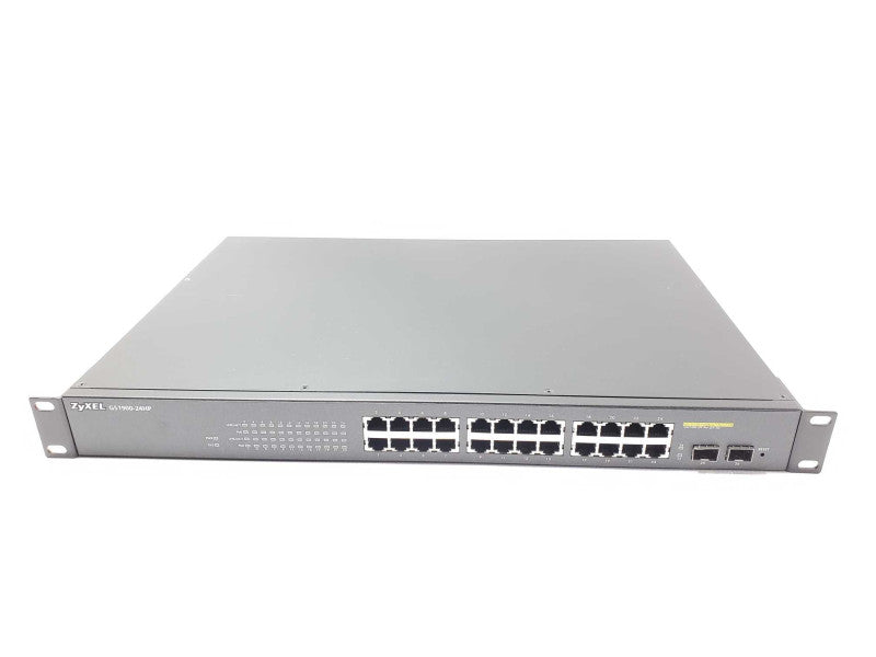 ZyXEL GS1900-24HP 24-port GbE Smart Managed PoE Switch with 2 GbE SFP ports _
