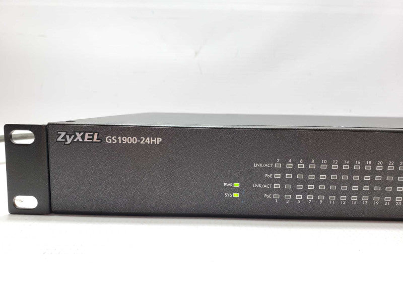 ZyXEL GS1900-24HP 24-port GbE Smart Managed PoE Switch with 2 GbE SFP ports _