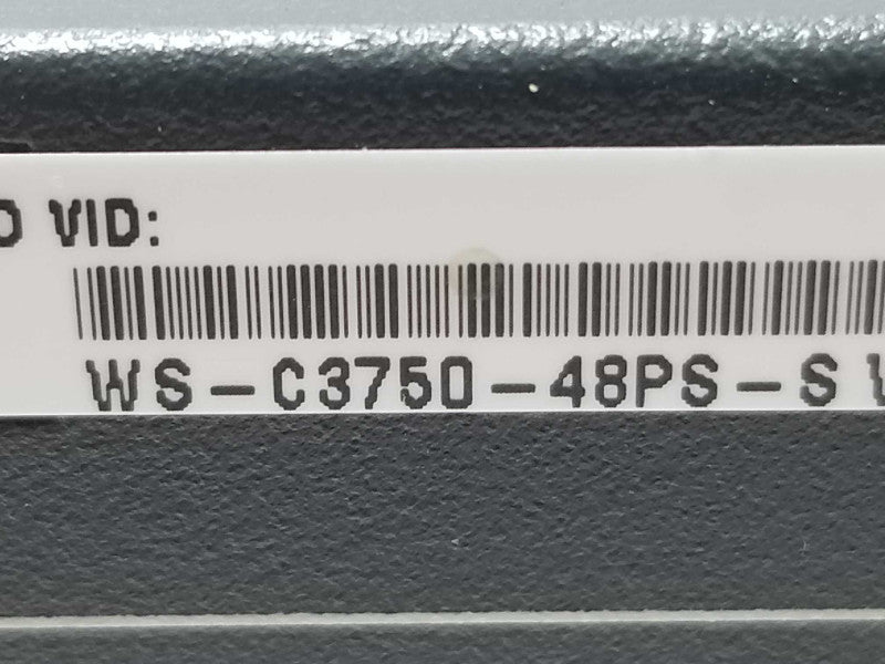 Cisco Catalyst 3750 Series PoE-48 Ethernet Switch WS-C3750-48PS-S, \\"QTY\\" ~