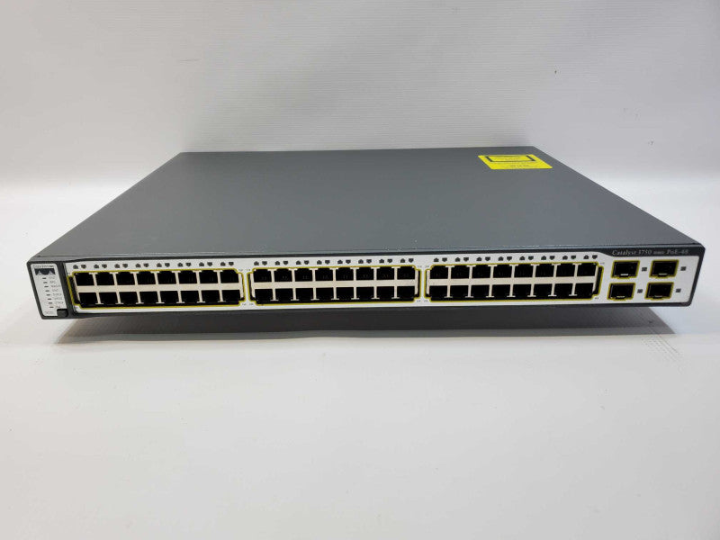 Cisco WS-C3750-48PS-S 48-Port PoE Gigabit Ethernet Network Switch (