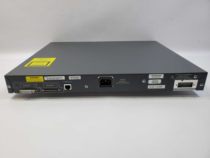 Cisco WS-C3750-48PS-S 48-Port PoE Gigabit Ethernet Network Switch (