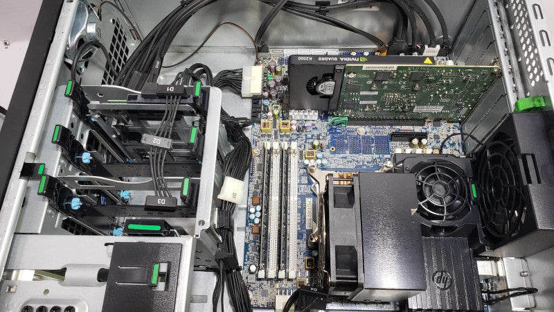 HP Z420 Xeon E5-160V2@3.7GHz 16GB ECC DDR3 Quadro K2000 No HDD [