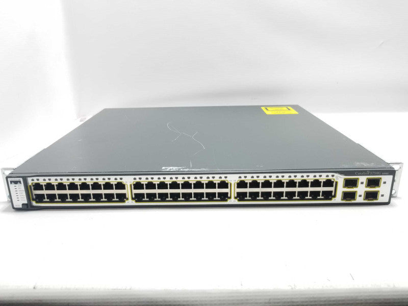 Cisco WS-C3750G-48TS-S 48 Gigabit Ports Layer 3 Switch 3750G-48TS-S, READ* ~