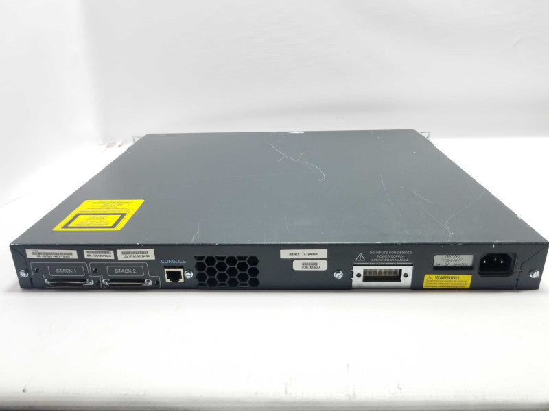 Cisco WS-C3750G-48TS-S 48 Gigabit Ports Layer 3 Switch 3750G-48TS-S, READ* ~