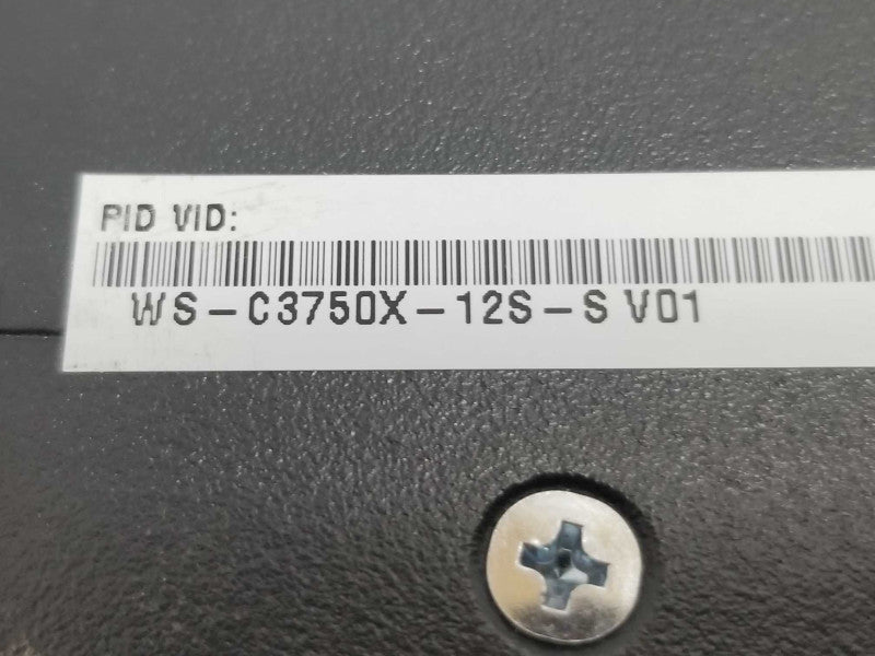 Cisco WS-C3750X-12S-S Catalyst 3750X 12GE SFP Network Switch, READ* ~