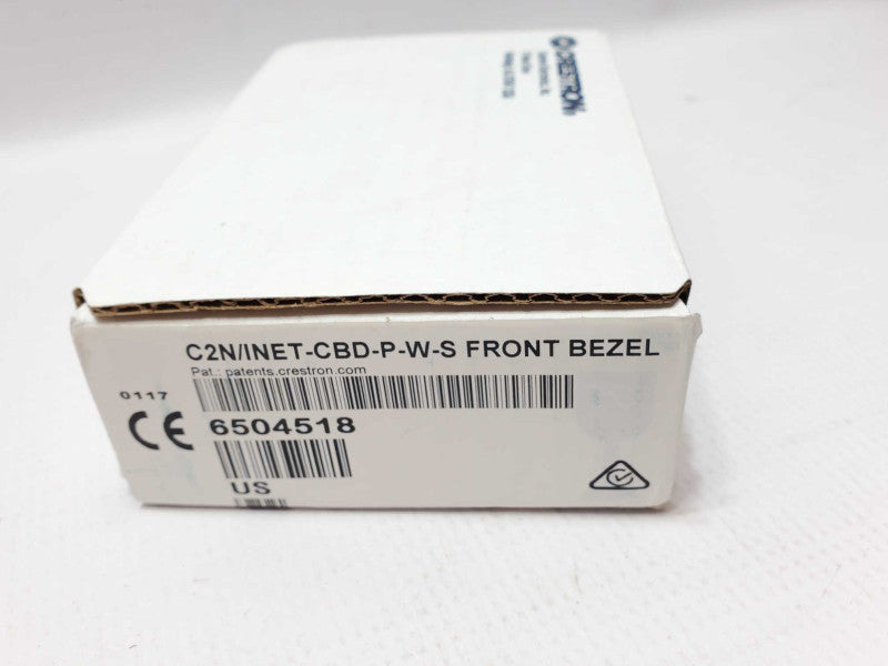 Open-Box Crestron C2N/INET-CBD-P-W-S Bezel White _