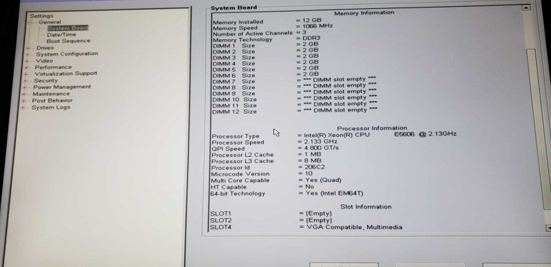 Dell Precision R5500 Xeon E5606 @ 2.13ghz / 12gb ram / See Notes #
