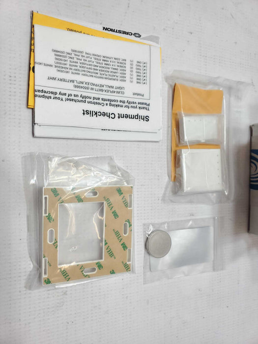 Open-Box Crestron CLWI-KPLEX-BATT-W Lighting Keypad _