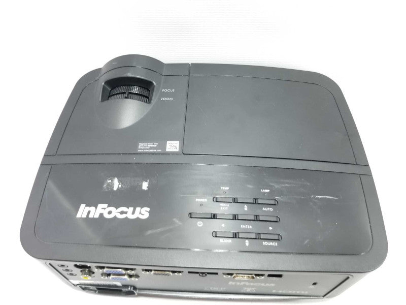InFocus IN116x DLP Projector 3200 Lumens Bright (3D Ready) HD 1080p, 249 Hrs ~