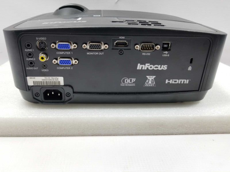 InFocus IN116x DLP Projector 3200 Lumens Bright (3D Ready) HD 1080p, 1989hrs ~