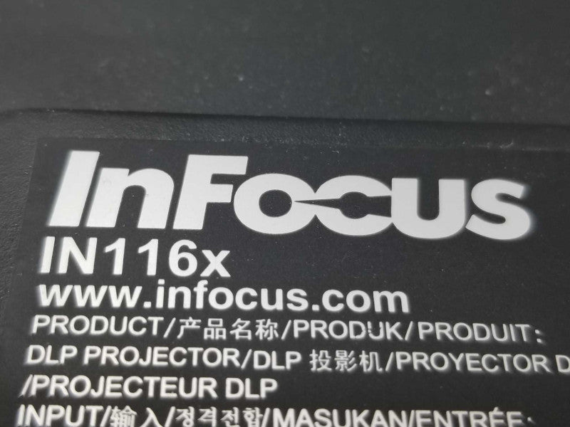 InFocus IN116x DLP Projector 3200 Lumens Bright (3D Ready) HD 1080p, 1989hrs ~