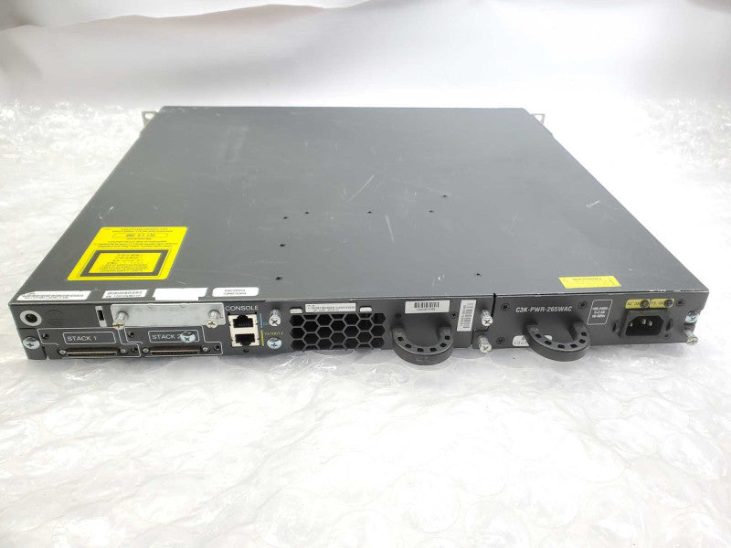 Cisco Catalyst 3750-E 24-Port Ethernet Switch WS-C3750E-24TD-E w/X2-10GB-LR  )