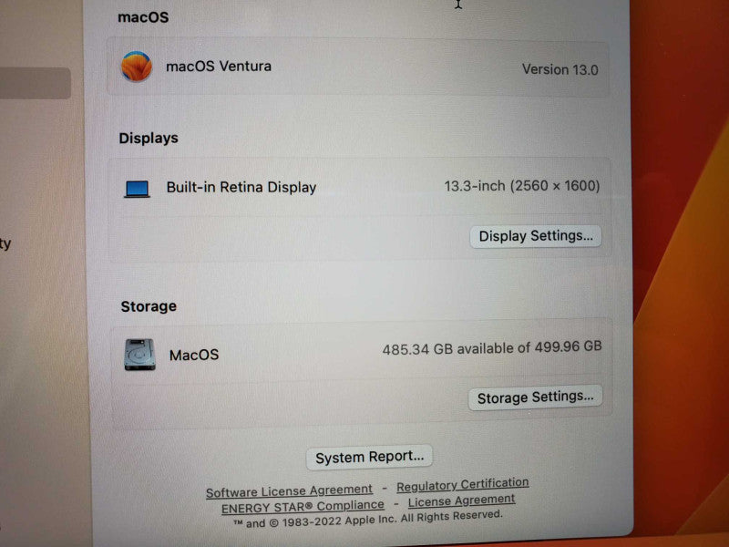 MacBook Pro 2017 13\\" Core i5-7360U @ 2.3 GHz 8GB Ram 500GB SSD *READ* (