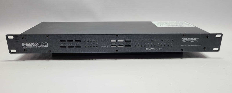 Sabine FBX2400 2-Channel Feedback Exterminator Audio Processor $