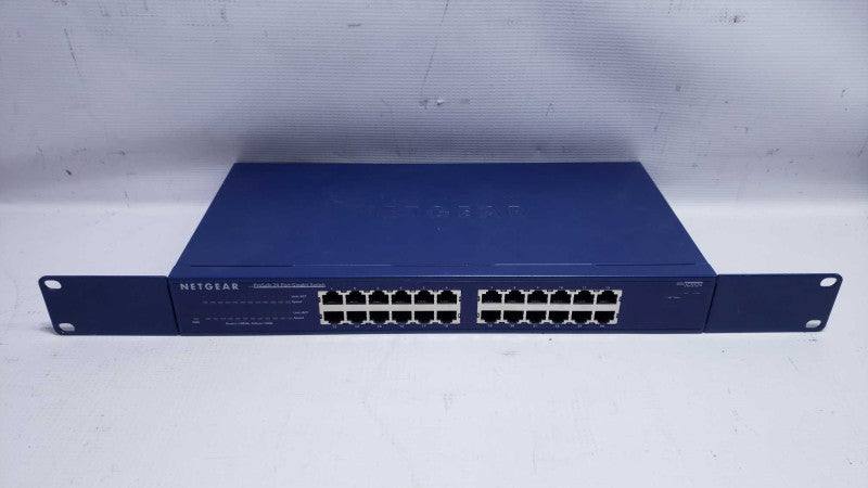 NETGEAR JGS524 v2, ProSafe 24 Port Gigabit Switch w/ Mount Ear [