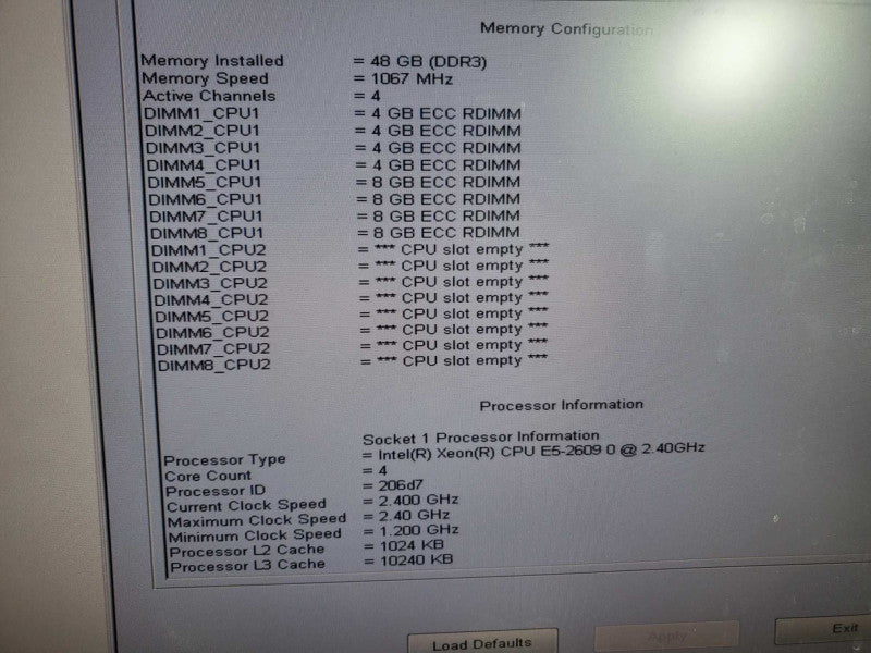 Dell Precision T7600 Workstation E5-2609 0 @2.4GHz 48GB DDR3 H310 EN210 No HDD )