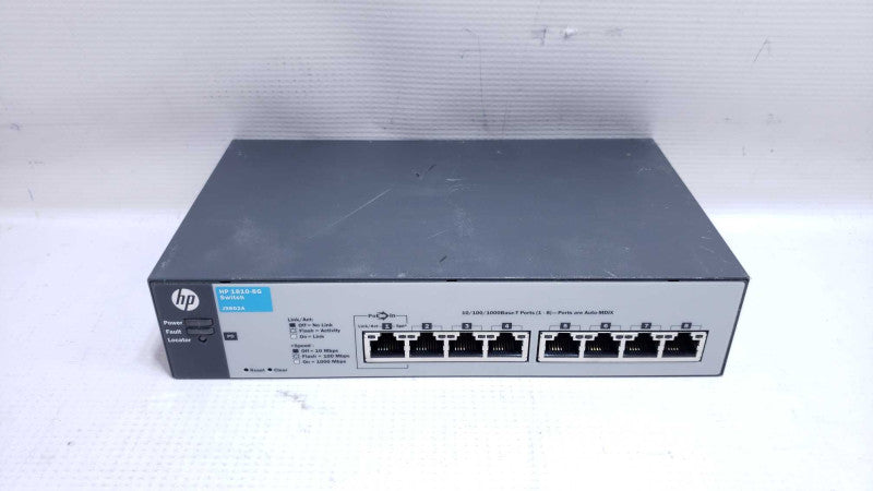 HP Procurve 1810-8G 8-Port Gigabit Ethernet Switch - J9802A [