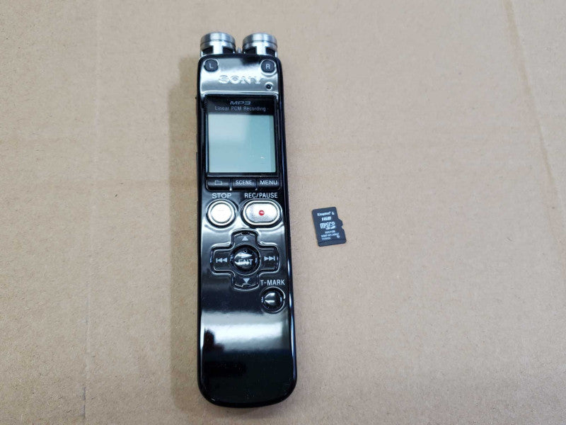 Sony ICD-SX712 Digital Flash Voice Recorder w/ 1GB Memory Card _Tested working )