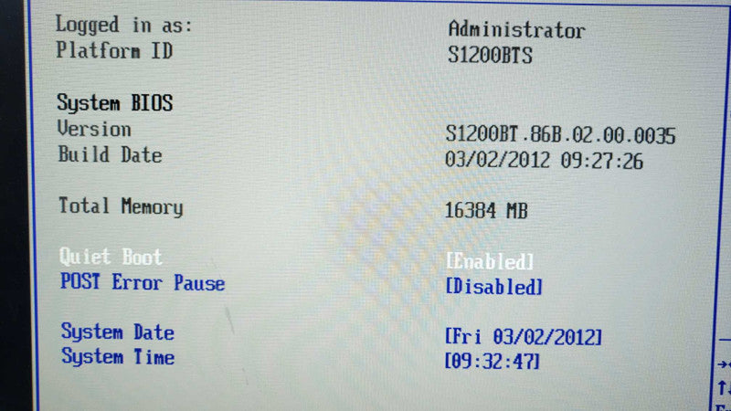 Custom PC Xeon E3-1270v2@3.5GHz 16GB DDR3 Intel RAID No HDD [