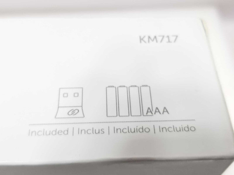 Dell KM717 Wireless Keyboard and Mouse Combo. ~