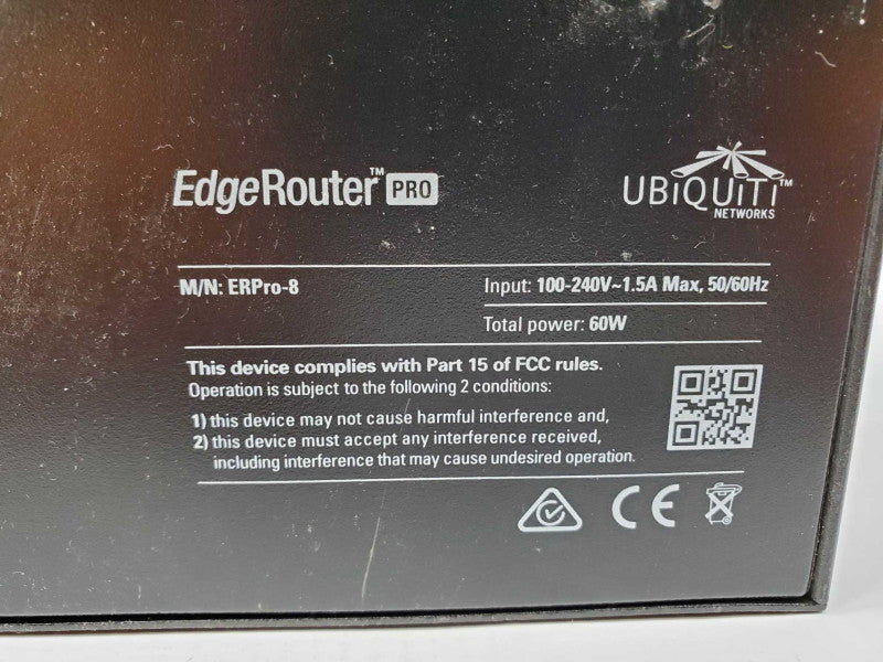 Ubiquiti EdgeRouter Pro ERPro-8 Gigabit Router (