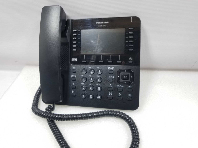 Panasonic KX-NT680 IP Proprietary Digital Telephone Black ~