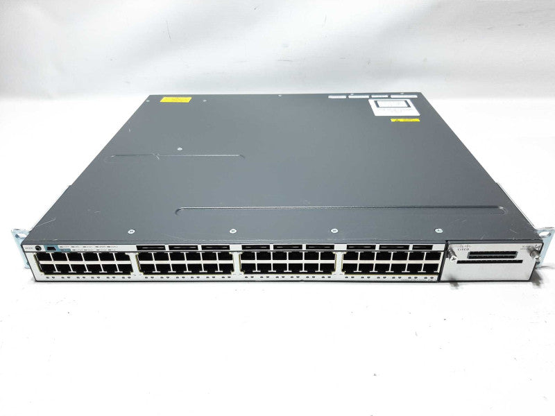 Cisco Catalyst WS-C3750X-48P-S PoE+ 48-Port Managed Gigabit Ethernet Switch +
