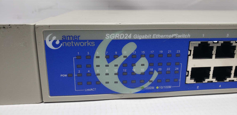 Amer Networks SGRD24  24x slot gigabit ethernet switch   #