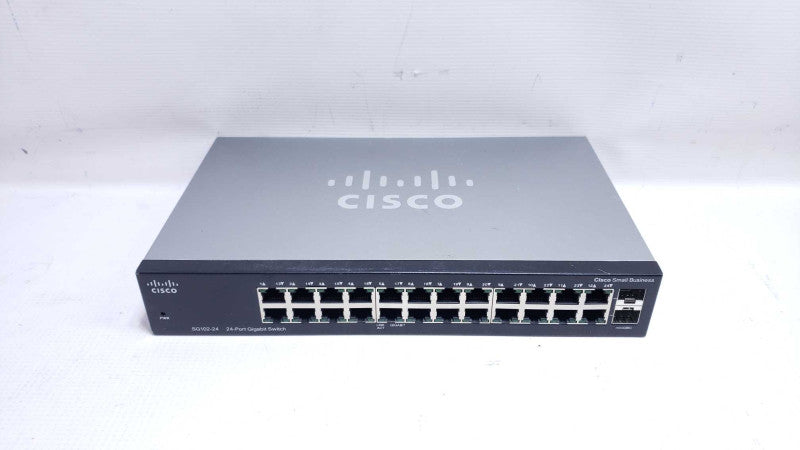 Cisco SG102-24 Cisco Compact 24-Ports Gigabit Ethernet Switch with Power Cord [