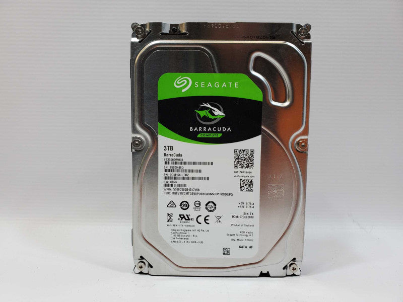 Seagate ST3000DM008 Barracuda Compute 3TB SATA 3.5\\'\\' Hard Drive HDD (