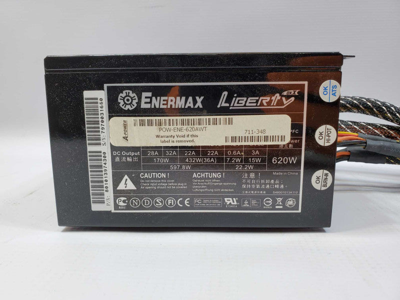 Enermax Liberty 620w Semi Modular Power Supply (