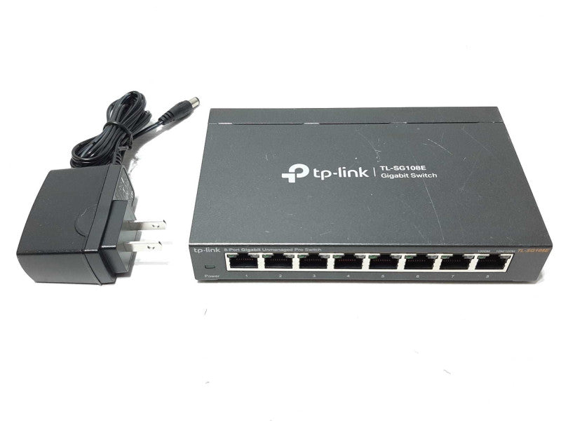 TP-Link TL-SG108E 8-Port Gigabit Unmanaged Pro Switch +