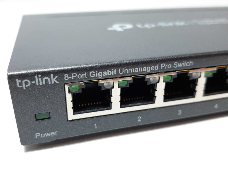 TP-Link TL-SG108E 8-Port Gigabit Unmanaged Pro Switch +