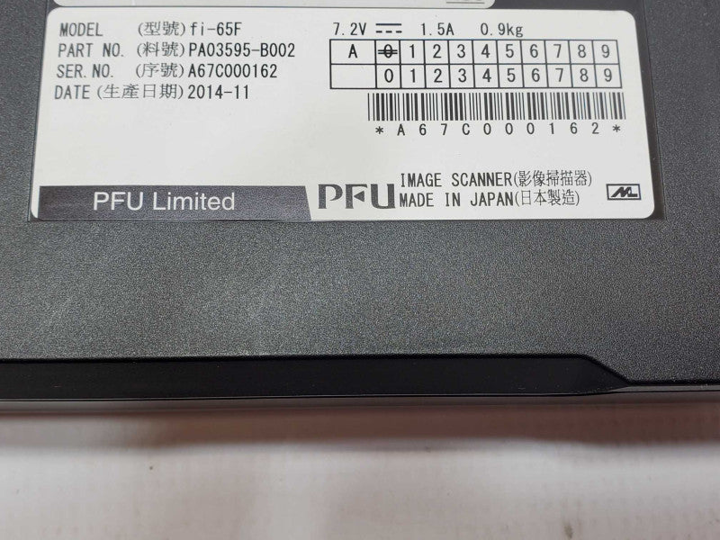 Fujitsu FI-65F Mini Flatbed Scanner for ID Card & Passport PA03595-B002 AS-IS _