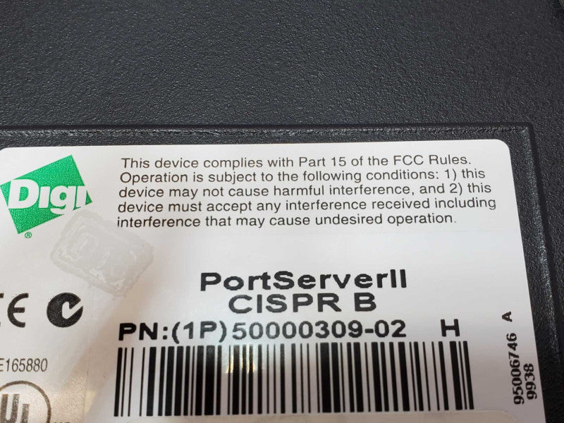 Digi 50000309-02 PortServer II16 16-Port, No Power adapter, Untested, AS-IS _