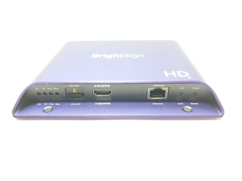 BrightSign HD223 Full HD Standard I/O Wi-Fi, No Antenna/Power adapter _