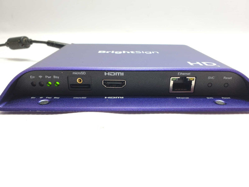 BrightSign HD223 Full HD Standard I/O Wi-Fi, No Antenna/Power adapter _