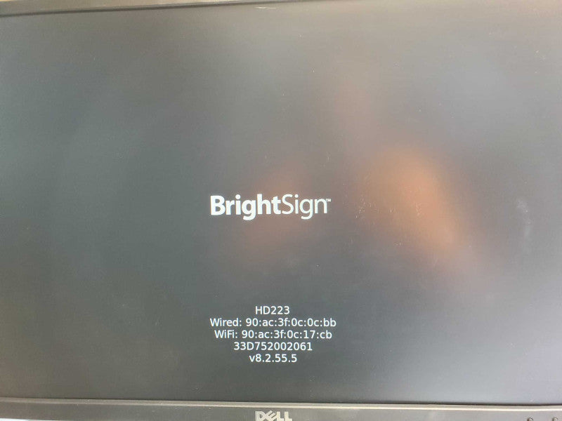 BrightSign HD223 Full HD Standard I/O Wi-Fi, No Antenna/Power adapter _