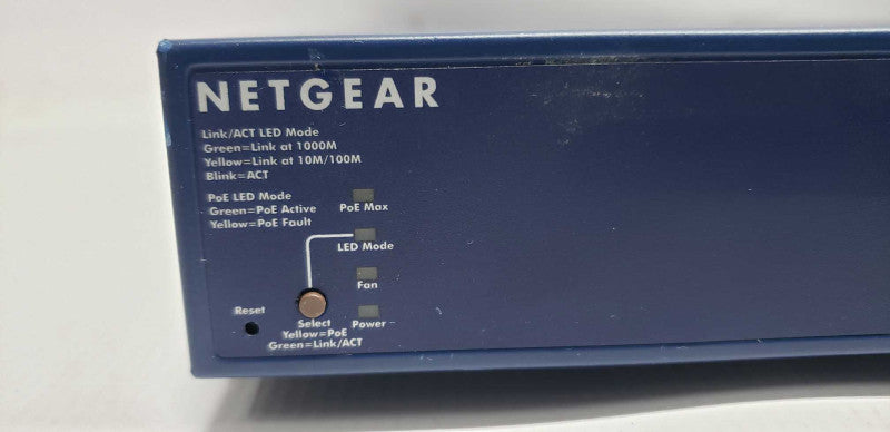Netgear GS724TP 24x port gigabit PoE switch / factory reset  #