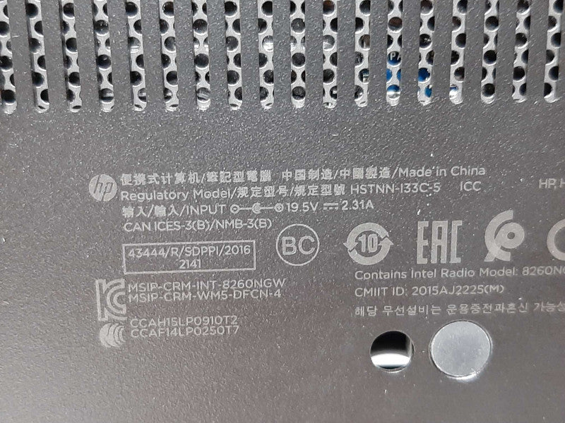 HP EliteBook 850 G3 15.6\\" i5-6200U @ 2.30GHz 4GB RAM 465GB HDD +