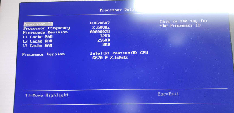 IBM system X M4 Intel Pentium G620 @ 2.60ghz / 4gb ram / read #